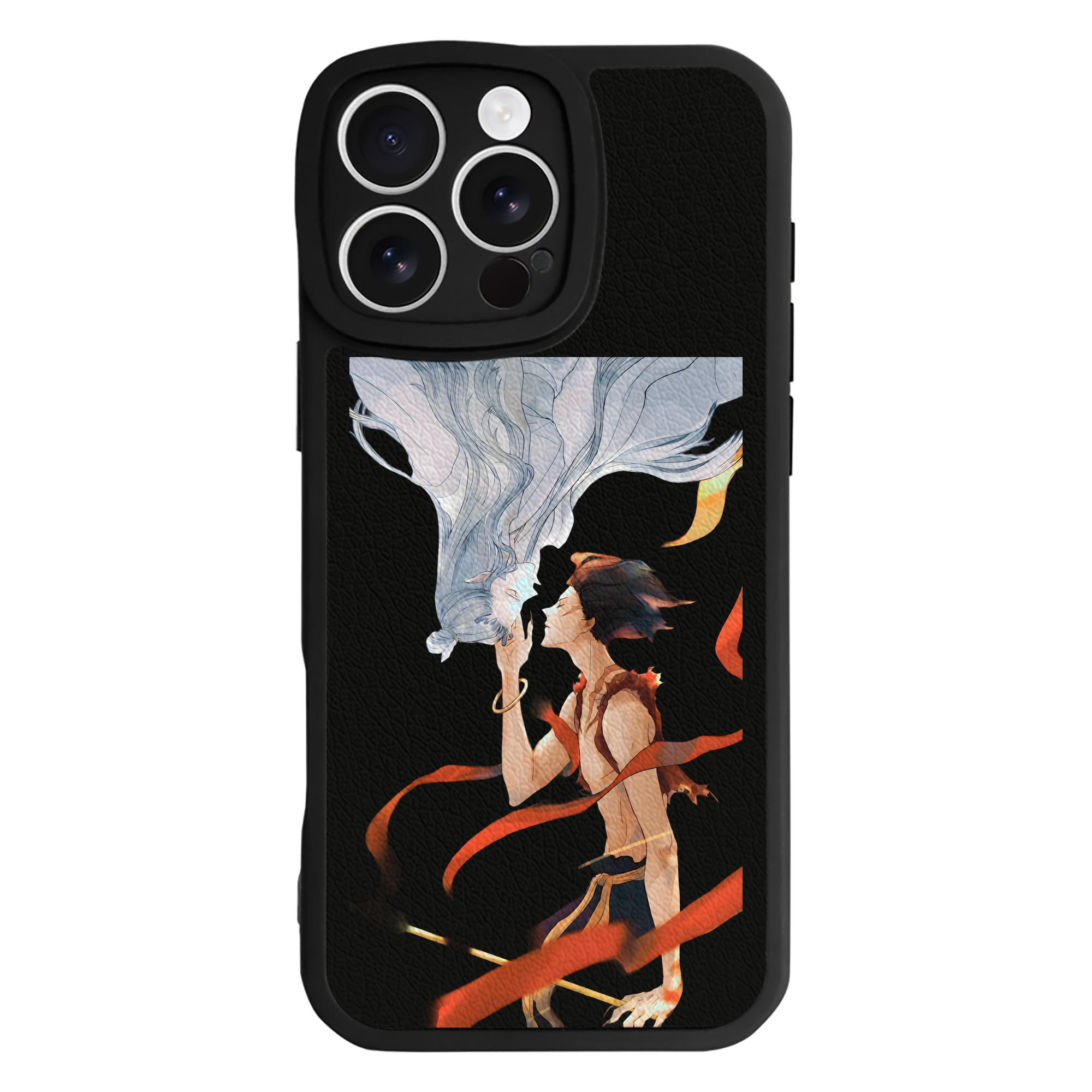 （画像用） Ne Zha 2 ナタ 魔童の大暴れ 【iPhone 16シリーズ対応】シリコンスマホケース（レザー調） 材質：シリコン